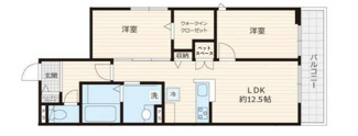 【間取り】 | ハーモニー大坂上Ⅱ | 間取りです。
