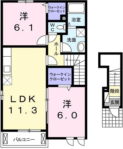 若葉Ｂの間取り