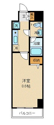 ミェーレ船橋の間取り