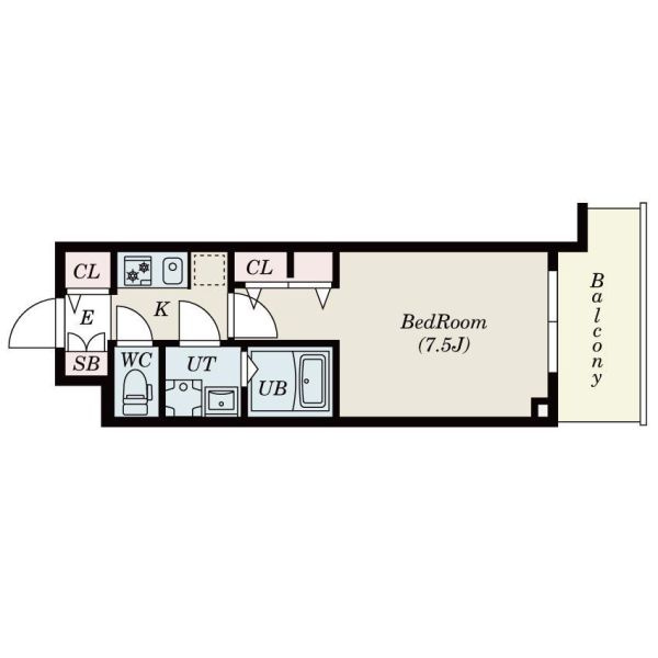 S-RESIDENCE天満Gracisの間取り