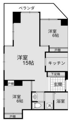 【間取り】 | リフレッシュ住吉B