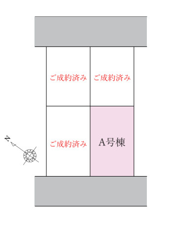 上尾市原新町　新築一戸建て　Aの区画図|A号棟