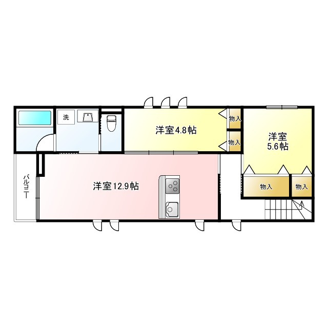 アトリオン　メープルの間取り