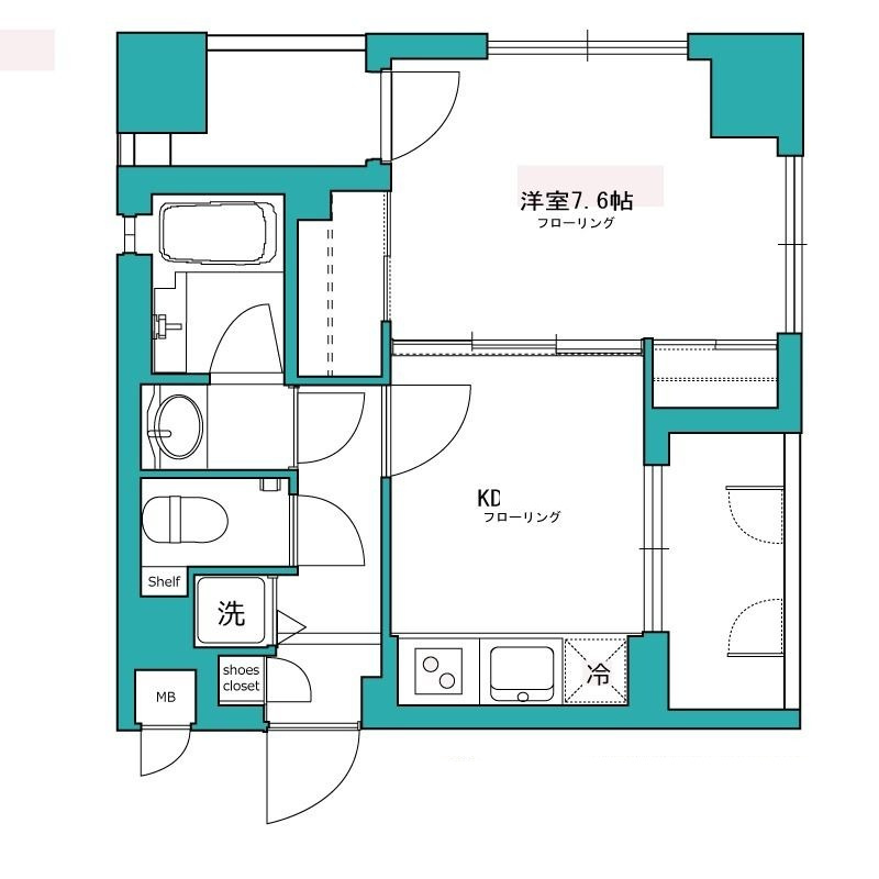 レガロ新御徒町ステーションパレスの間取り|間取りです。