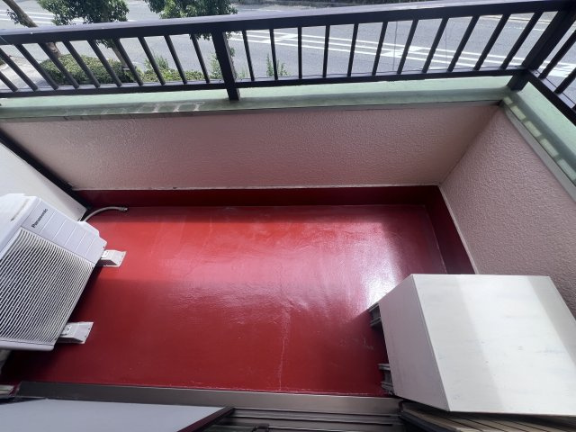 ハイツ堀田のバルコニー