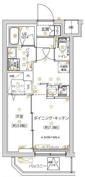 豊島区高松３丁目の賃貸マンションの間取り