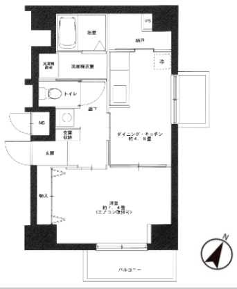 クレインティアラ横浜の間取り