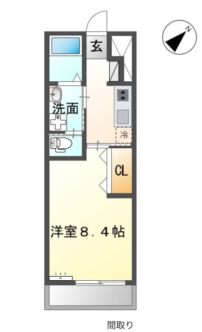 en guren（エン　グレン）の間取り