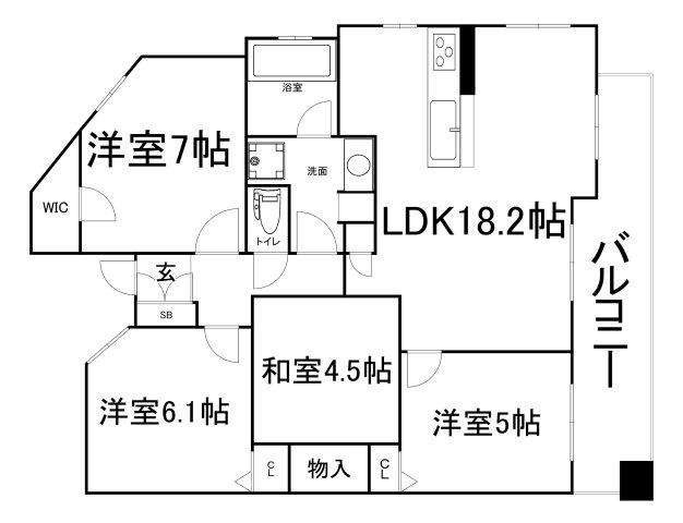 【間取り】 | グランアッシュ野江