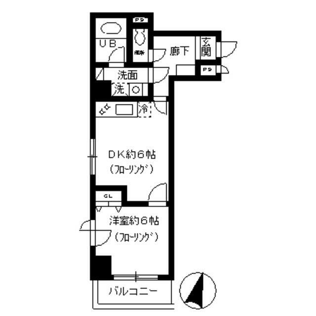エルラッソ入谷の間取り