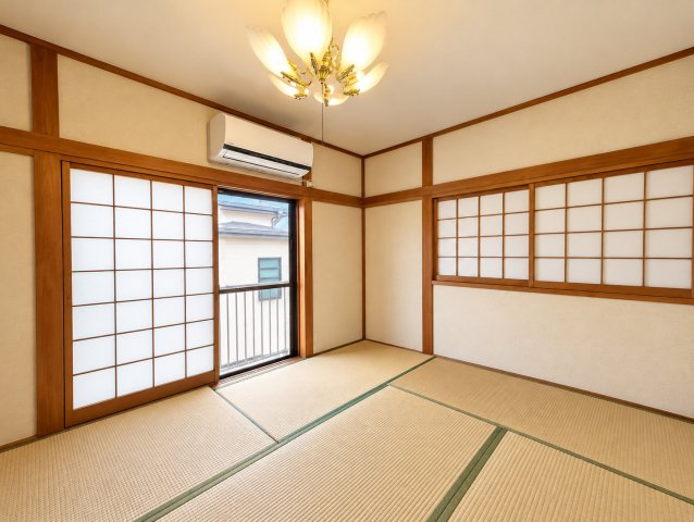 野田市二ツ塚　中古戸建の和室|※画像の一部はAIを用いて加工・編集しています。実際の状況と異なる場合がありますので、ご了承下さい。