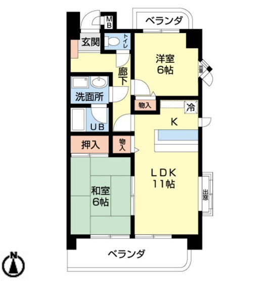 【間取り】 | グランメール呼続