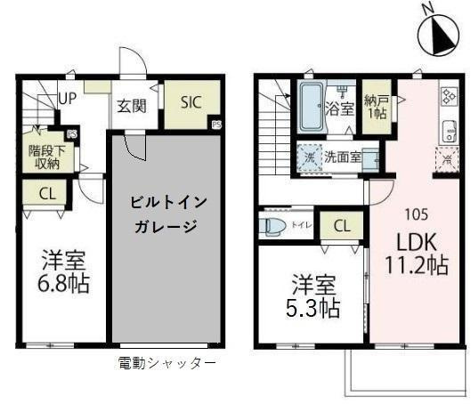 【間取り】 | アウラガレージ（ガレージハウス）
