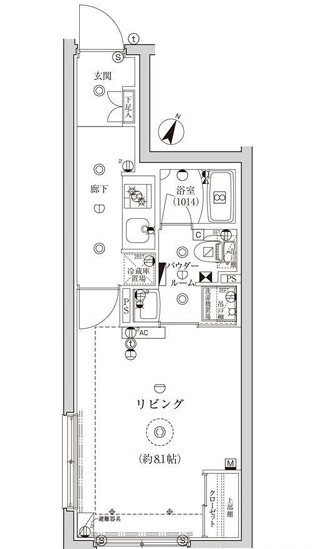 CREATIF池袋の間取り