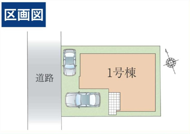 船橋市坪井東５丁目３期の区画図