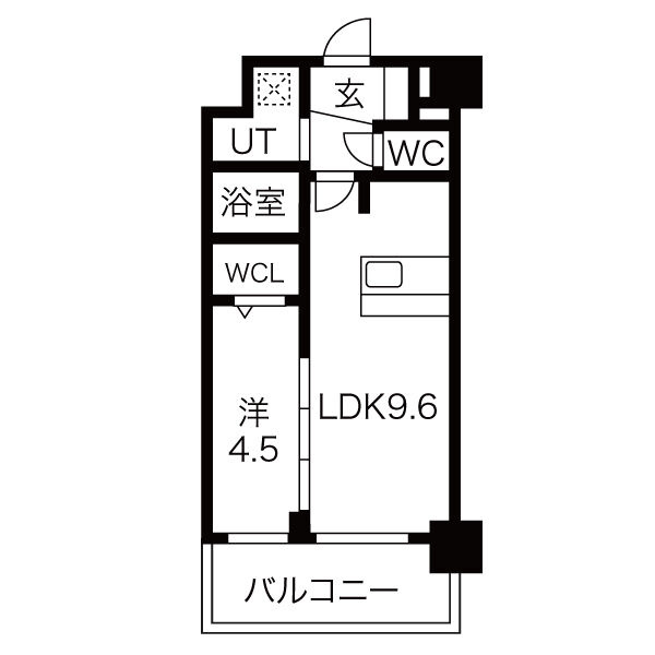 プレデコート西京極の間取り