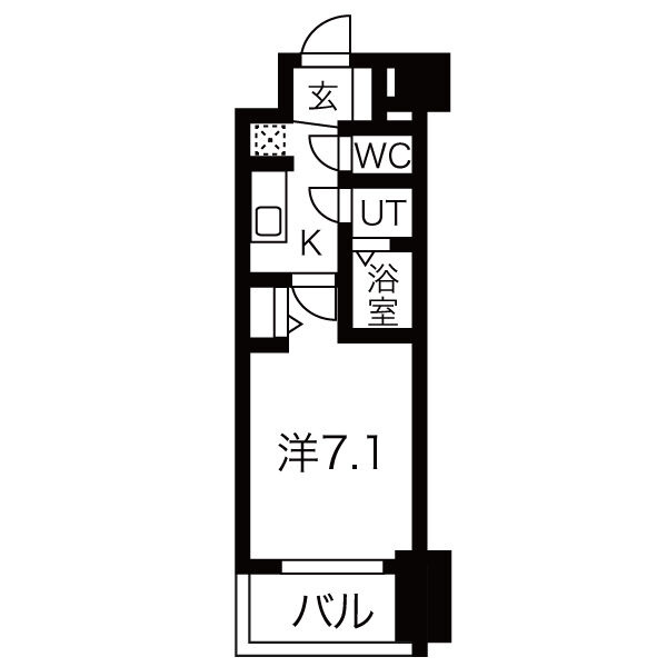 プレデコート西京極の間取り