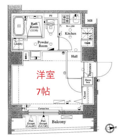 【間取り】 | AXAS白金台