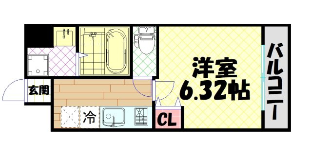 【間取り】 | Metrosa弁天町