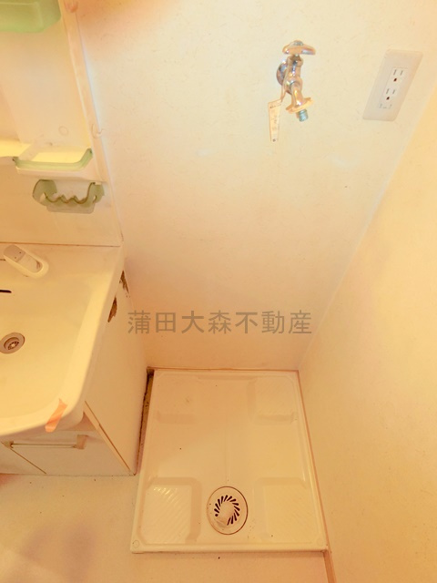 醍醐ハイツの洗面所|室内洗濯機置き場