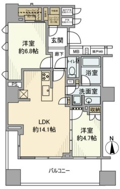 ザ・パークハウス大森タワーの間取り|間取り