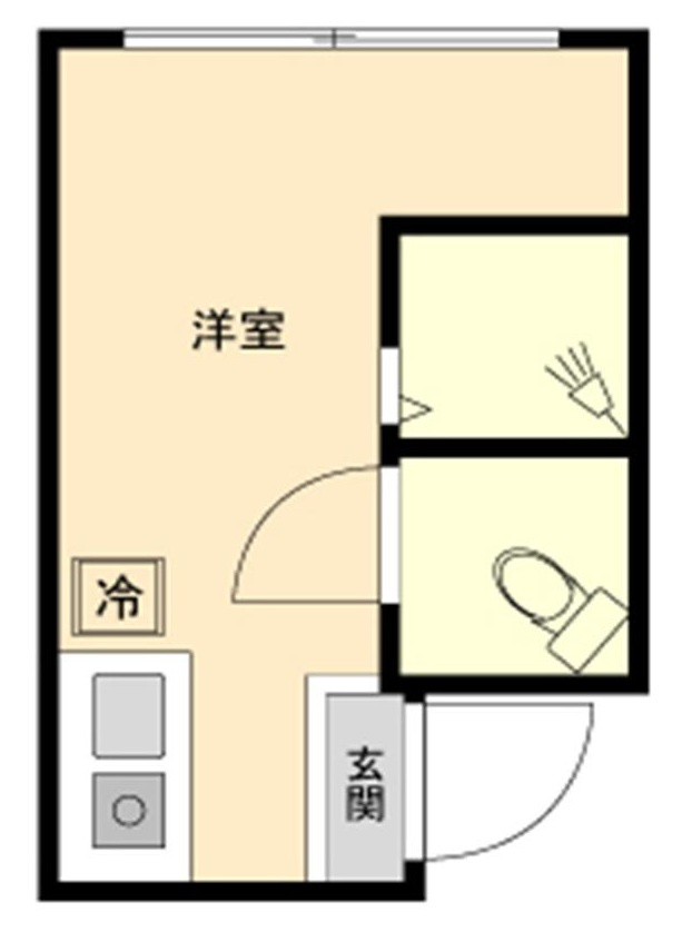 慶応マンションの間取り|間取りです。