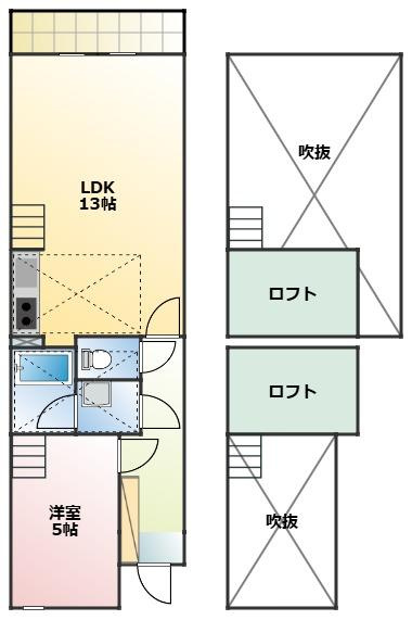 セザンヌ原町の間取り