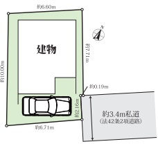 千駄木5丁目新築戸建の区画図
