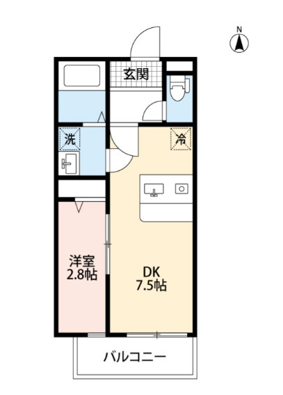 草加市谷塚町のアパート