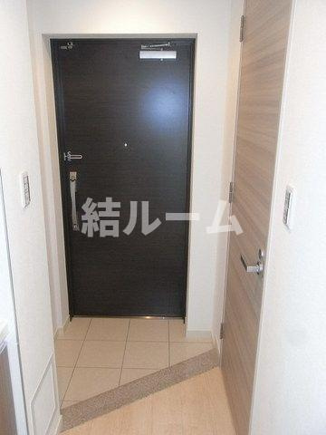 文京区小日向４丁目の賃貸マンションの玄関