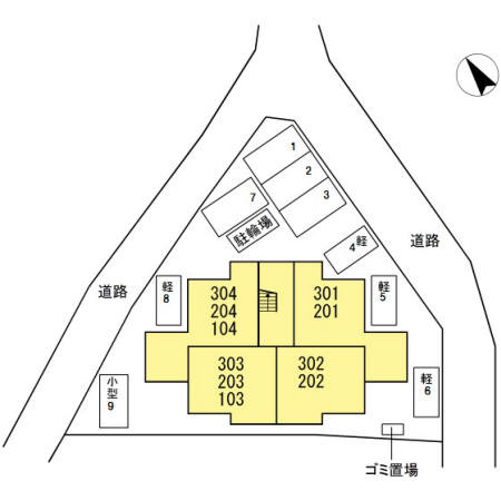 SOPHIAの区画図