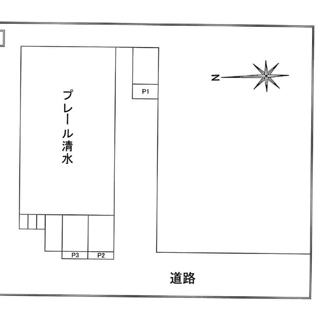 プレール清水の区画図