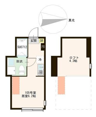 【間取り】 | ル・リヴァージュ中川