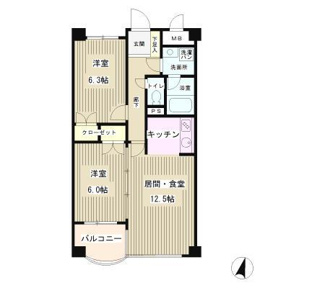 【間取り】 | クライスコートⅡ