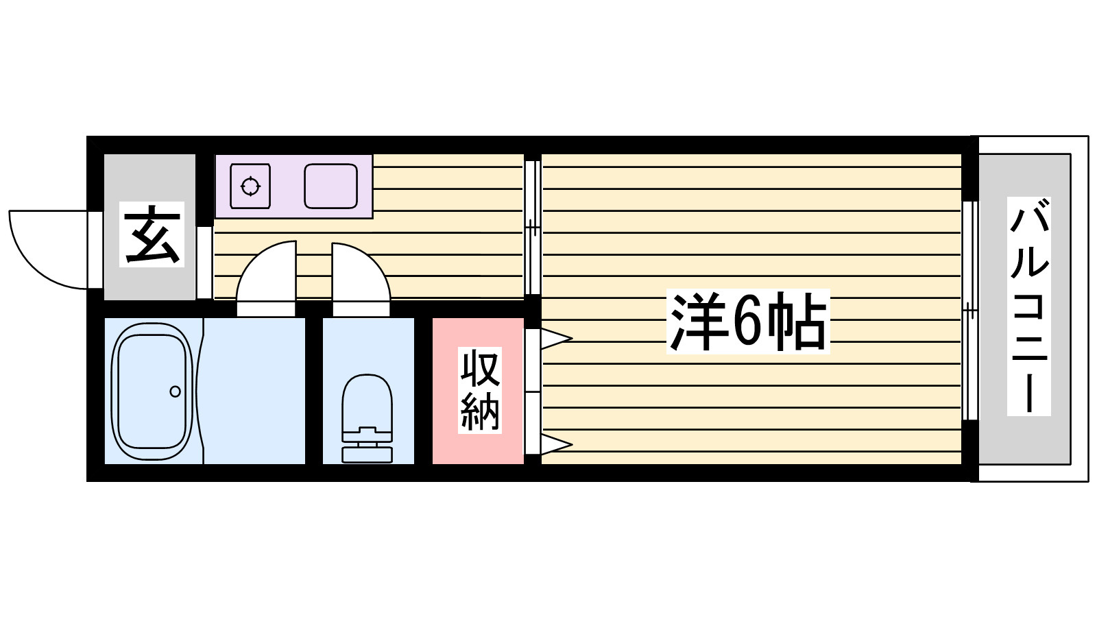 パルシオンの間取り
