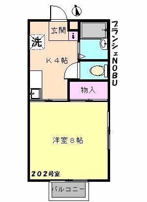ブランシェＮＯＢＵの間取り
