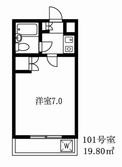 【間取り】 | ヒルサイドＧ