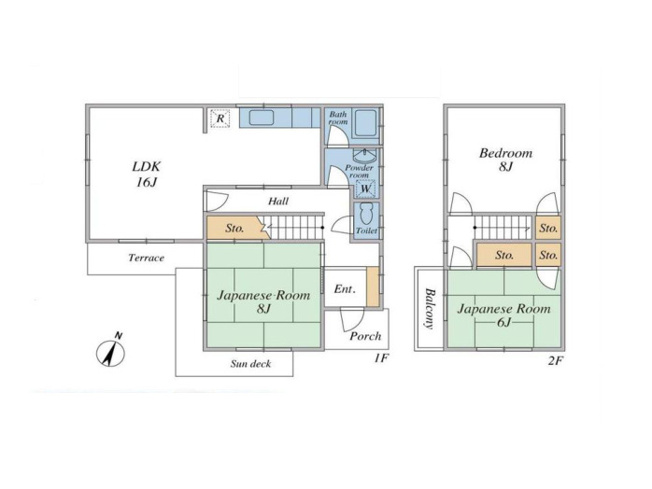 【間取り】 | 温水中古戸建 | 3つの居室とゆとりあるLDKを備えた3LDKの中古戸建。家族が集まるリビングと個室のバランスがよい間取りです。な素材と落ち着いた色合いでまとめた内装が、家族の時間を豊かにします。