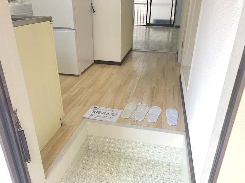 コーポ森嶋Ⅰの玄関