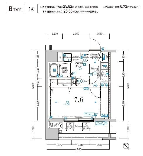 XEBEC糀谷の間取り