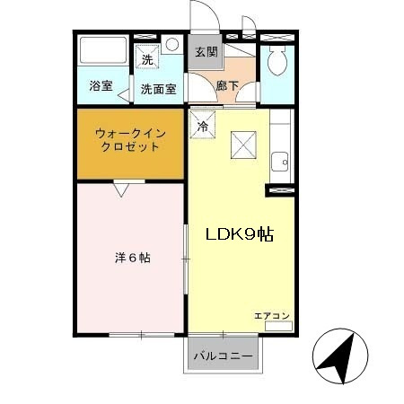リビングタウン加古川西　Aの間取り