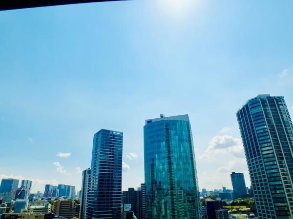 白金ザ・スカイ東棟の外観パース