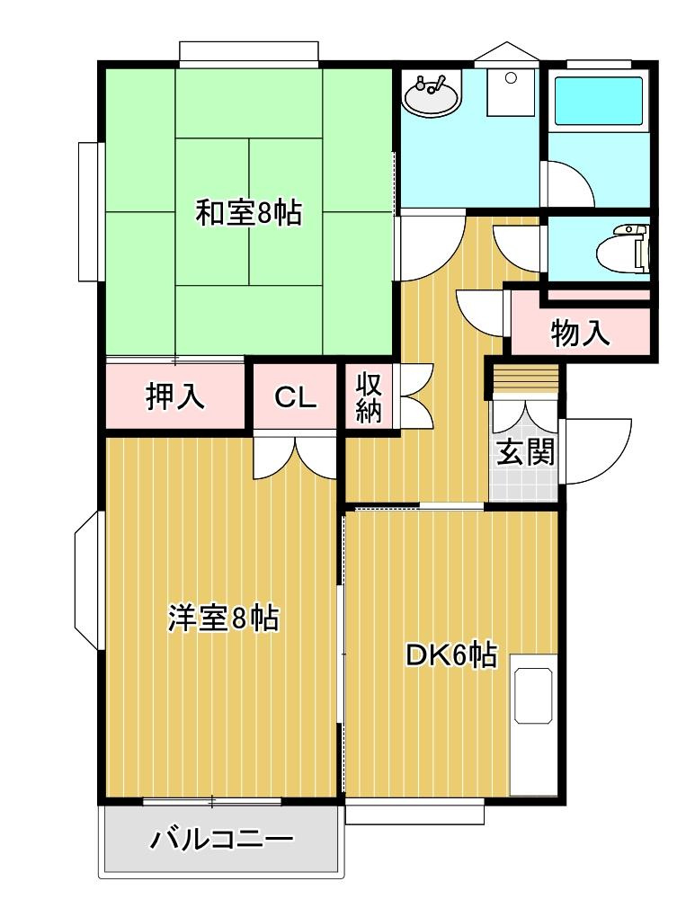新潟市東区紫竹のアパート