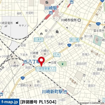 【地図】 | ダイアパレス川崎元木町