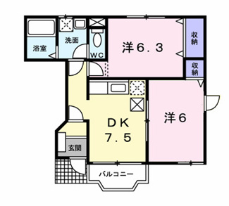 【間取り】 | アンバローズ