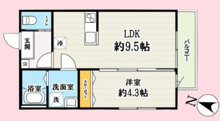 グラン・キャメル東宮原の間取り
