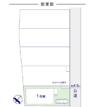 船橋市三山７丁目１６期の区画図