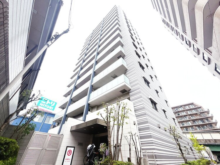 ルネサンス梅島の外観|平成２５年築の耐震基準適合マンション、ルネサンス梅島は即日現地案内可能となっておりますので、お気軽にお問い合わせください！