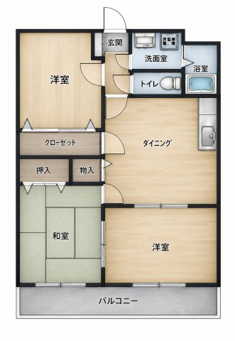 マイルドスメルハイツの外観
