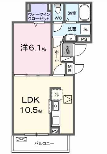 【間取り】 | 中央４丁目アパート